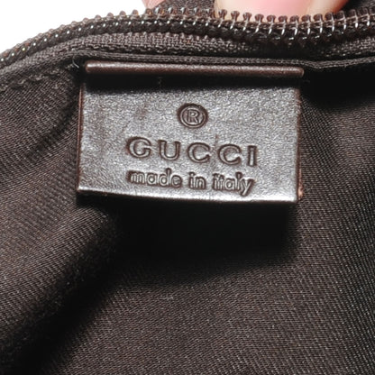 Gucci Monogram Medium Double Buckle Flap Messenger Bag Beige Dark Brown 8 of 8