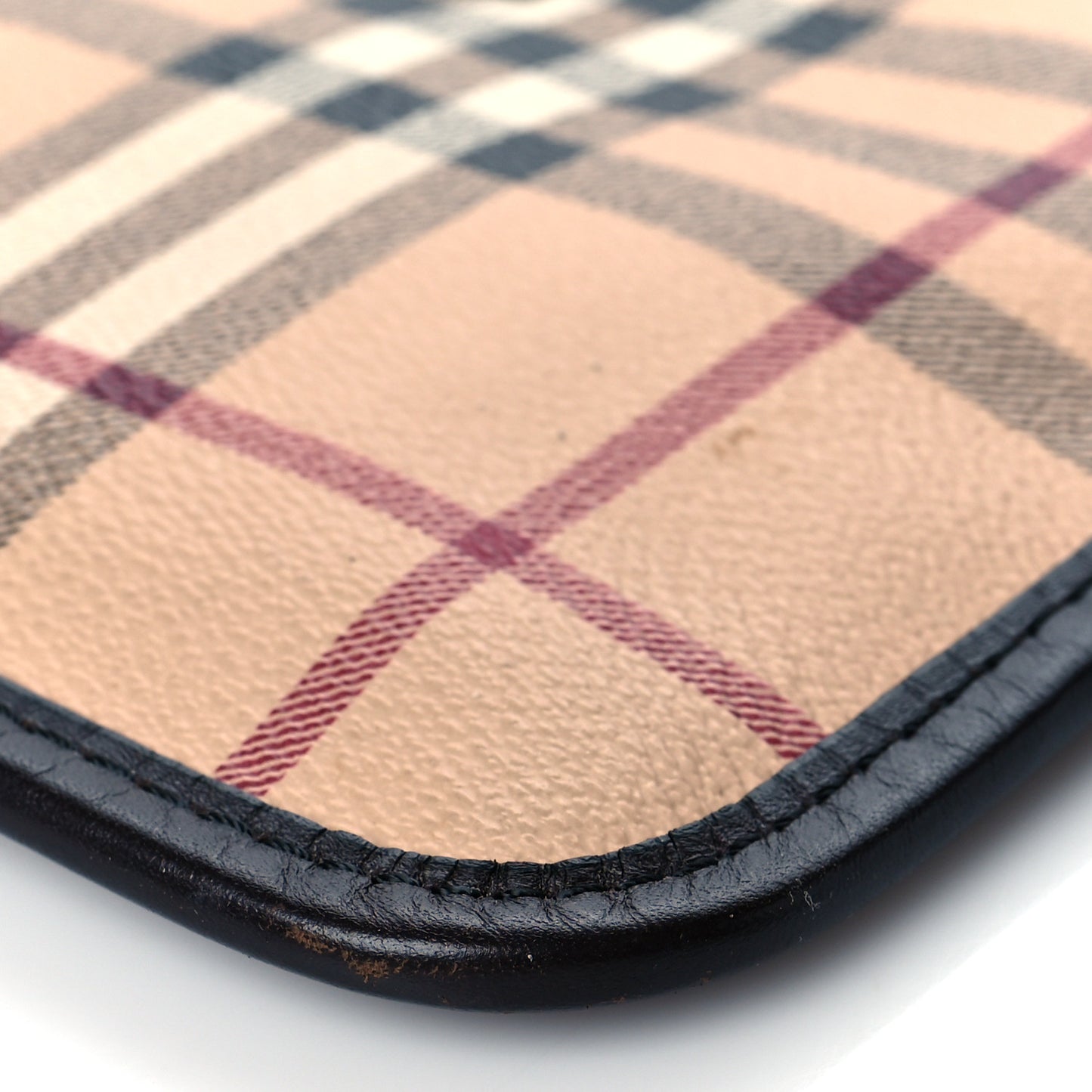 Haymarket Check Pouch Chocolate