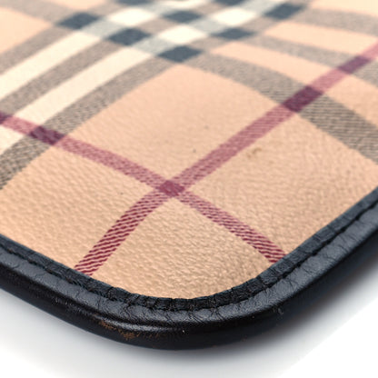 Burberry Haymarket Check Pouch Chocolate 9 of 12