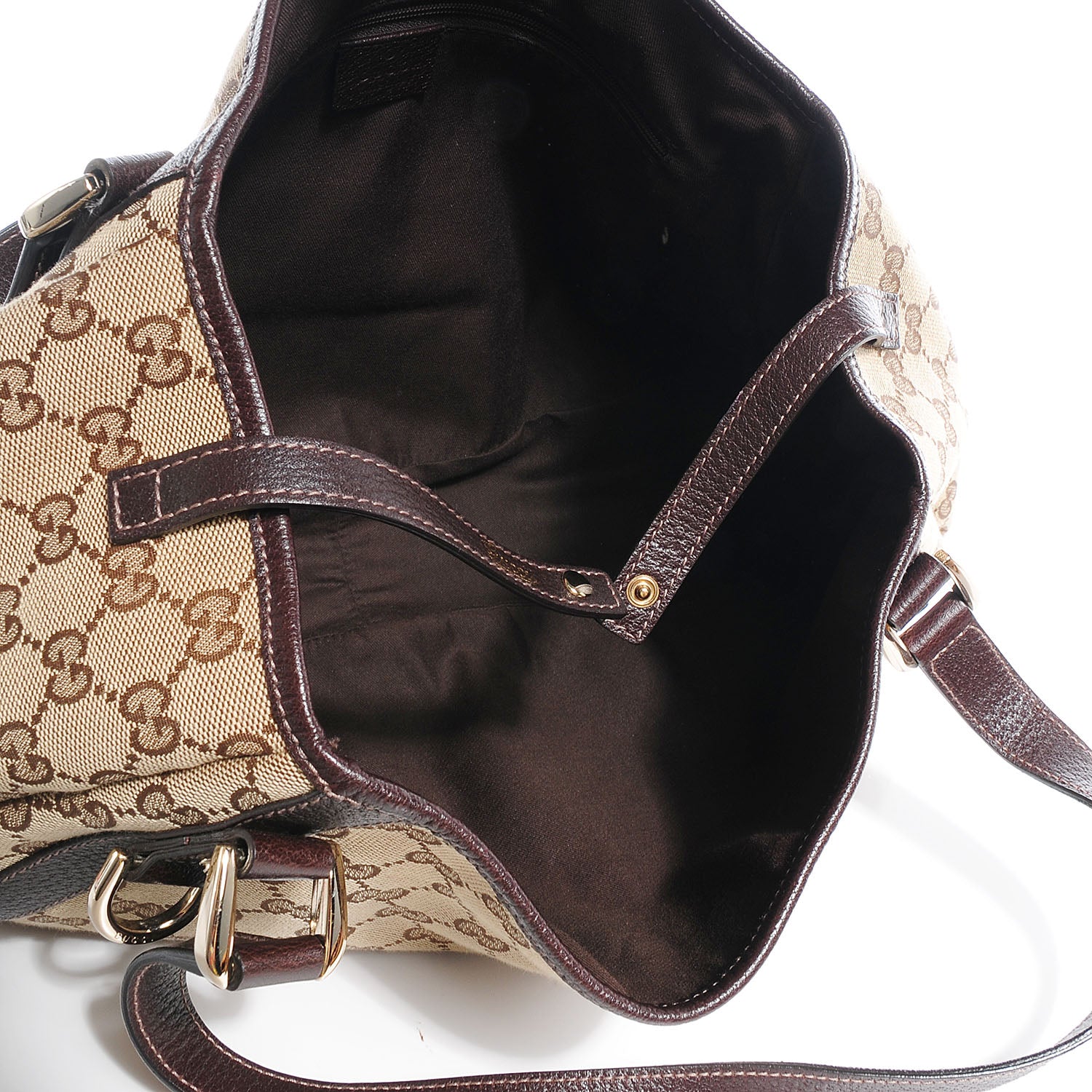 Gucci Monogram Medium Abbey Shoulder Bag Brown 5 of 8