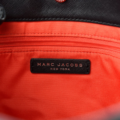 Marc Jacobs Calfskin Embossed Logo East West Shopper Tote Black 8 of 10
