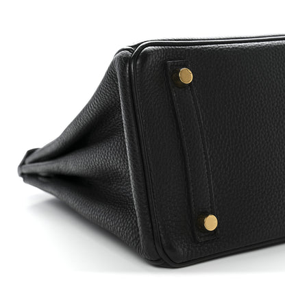 Hermes Togo Birkin 25 Black 9 of 11