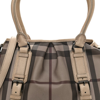 Burberry Smoked Check Small Northfield Tote Trench 10 of 13