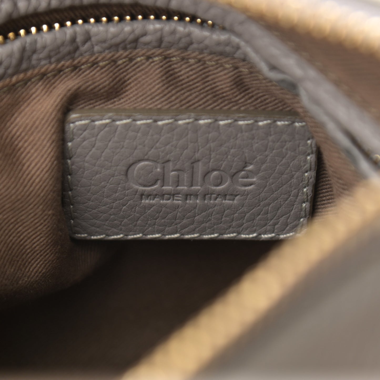 Calfskin Small Marcie Satchel Cashmere Grey