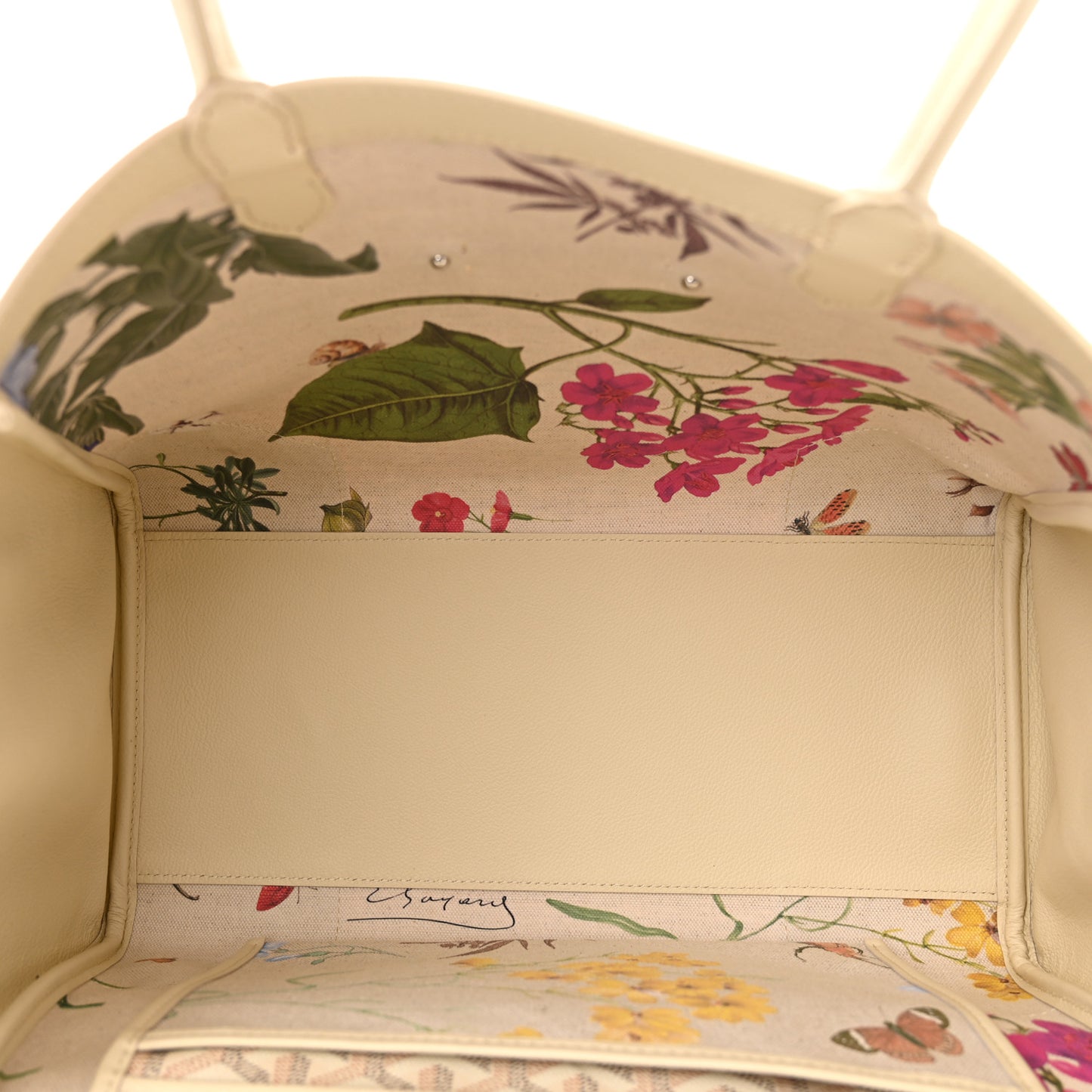 Goyardine Le Jardin Saigon Tote White