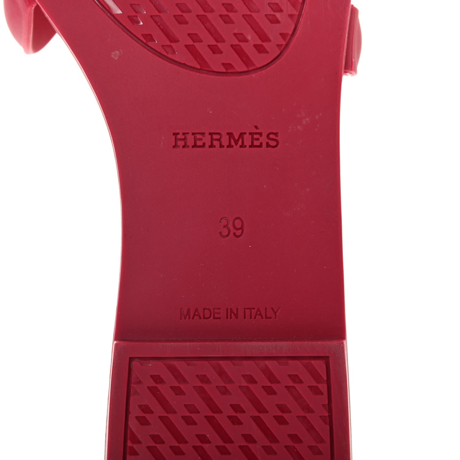 Hermes Rubber Aloha Sandals 39 Rose Baie 7 of 8