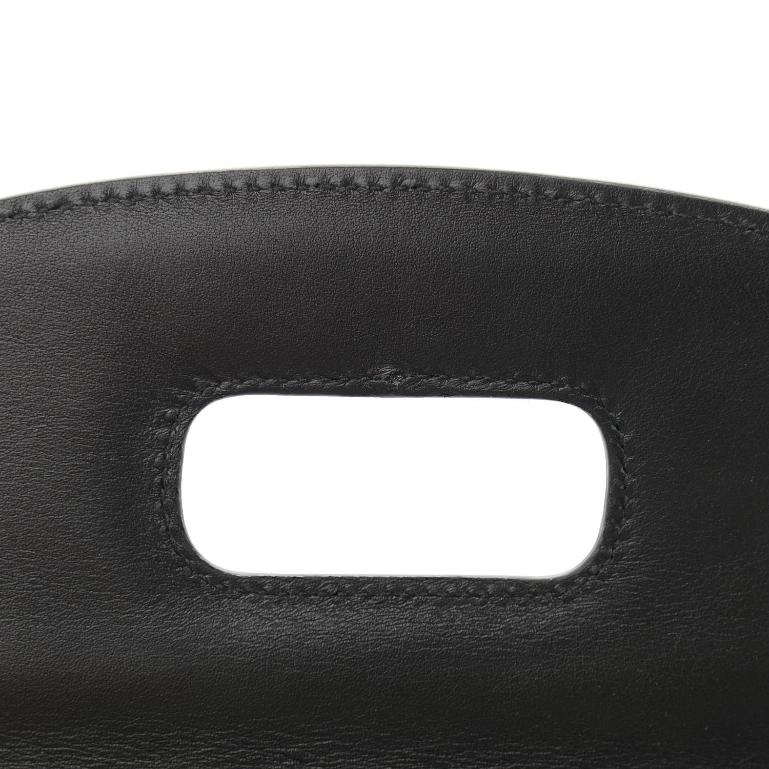 Gucci Calfskin Plexiglass Medium Classic 2 Top Handle Bag Black 12 of 14