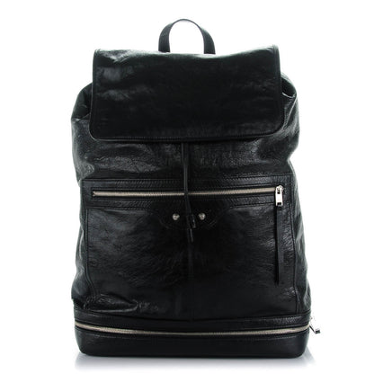 Balenciaga Agneau Classic Hardware Traveler Backpack Black 1 of 7