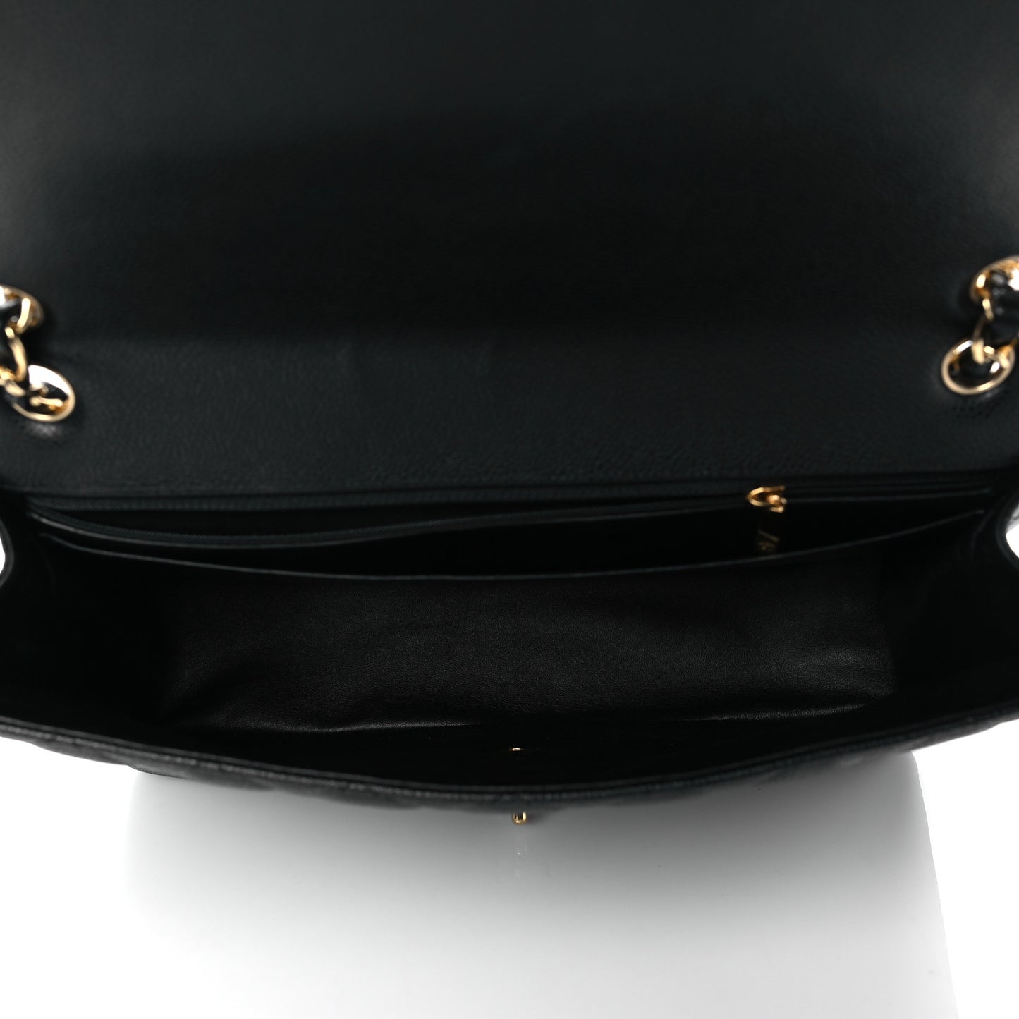 Caviar Quilted Maxi Single Flap Black
