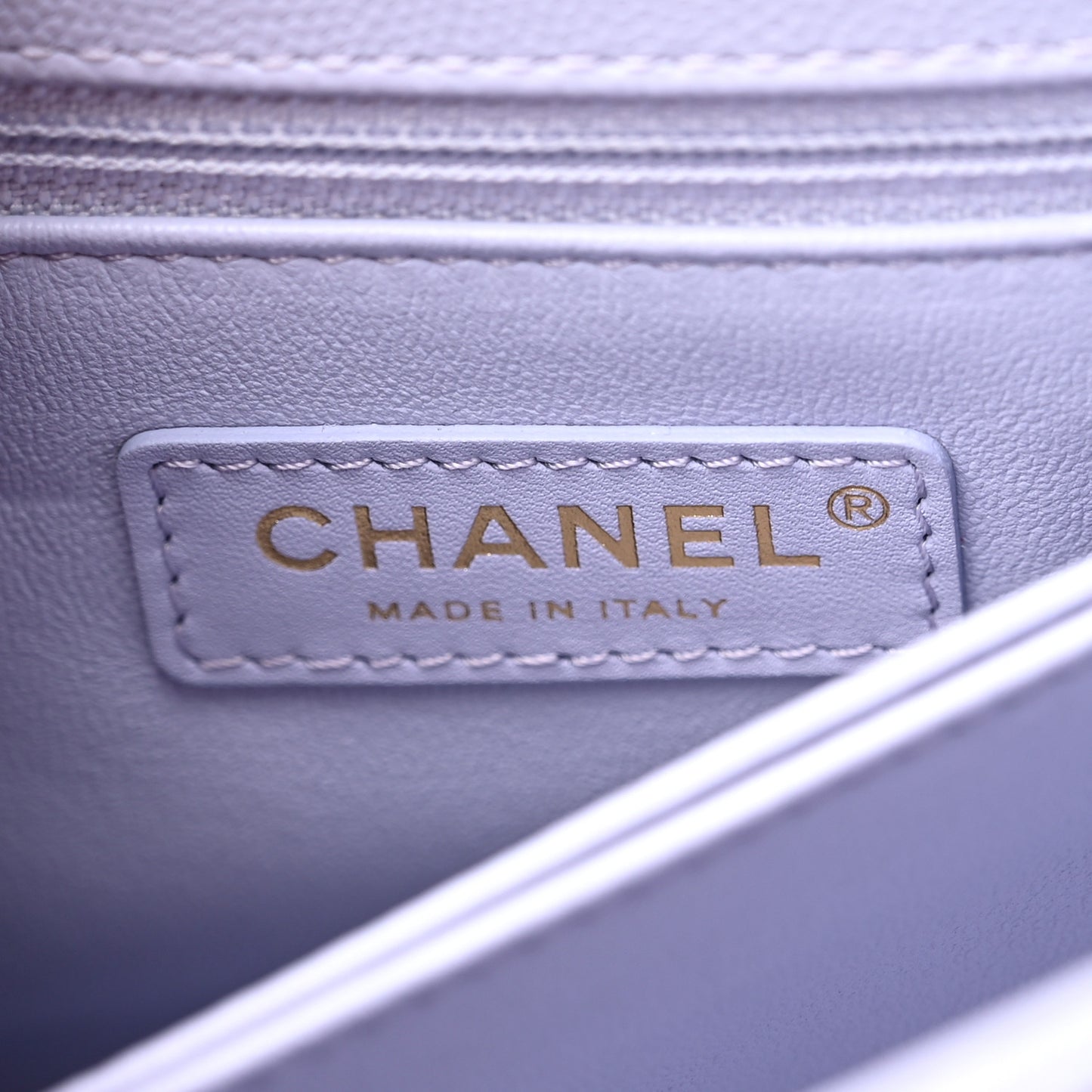 Caviar Quilted Mini Coco Handle Flap Light Purple