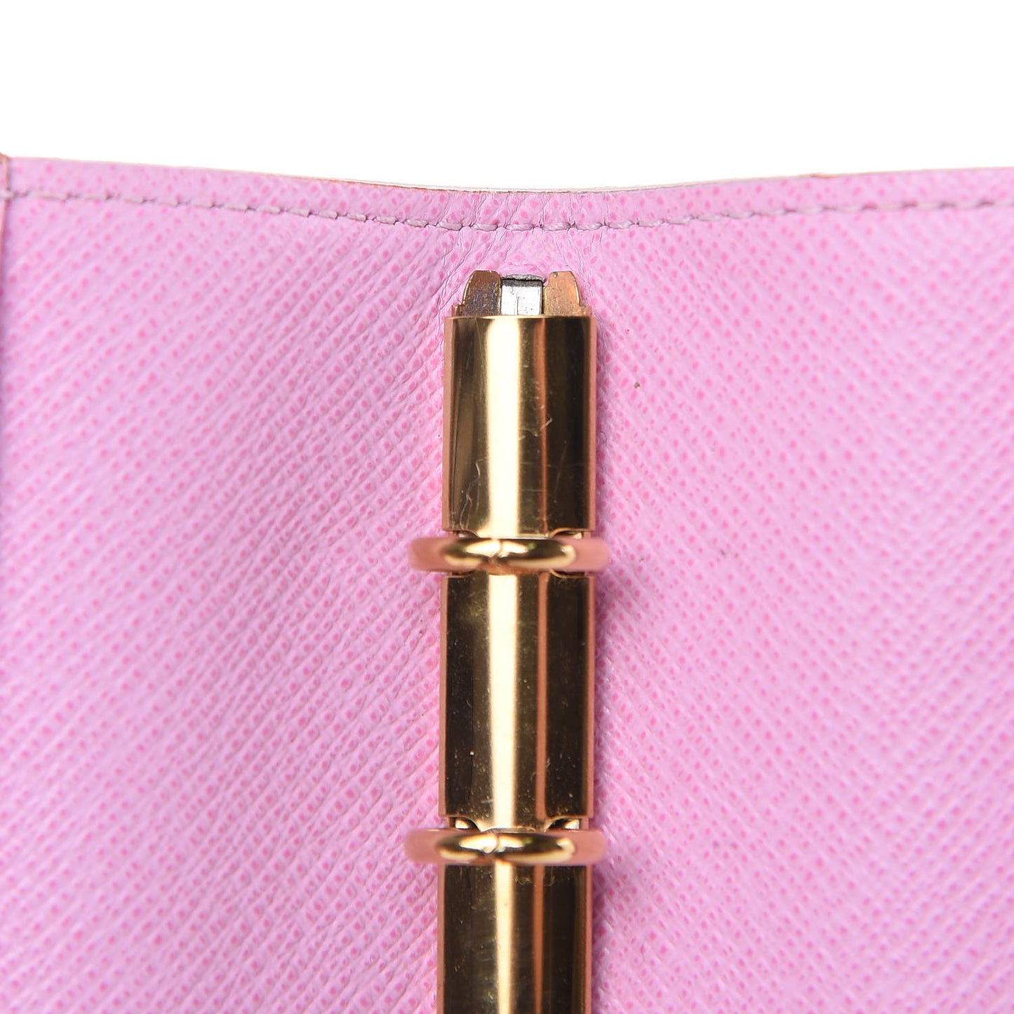 Monogram Multicolor Small Ring Agenda Cover White Litchi