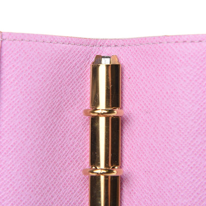 Louis Vuitton Monogram Multicolor Small Ring Agenda Cover White Litchi 8 of 8