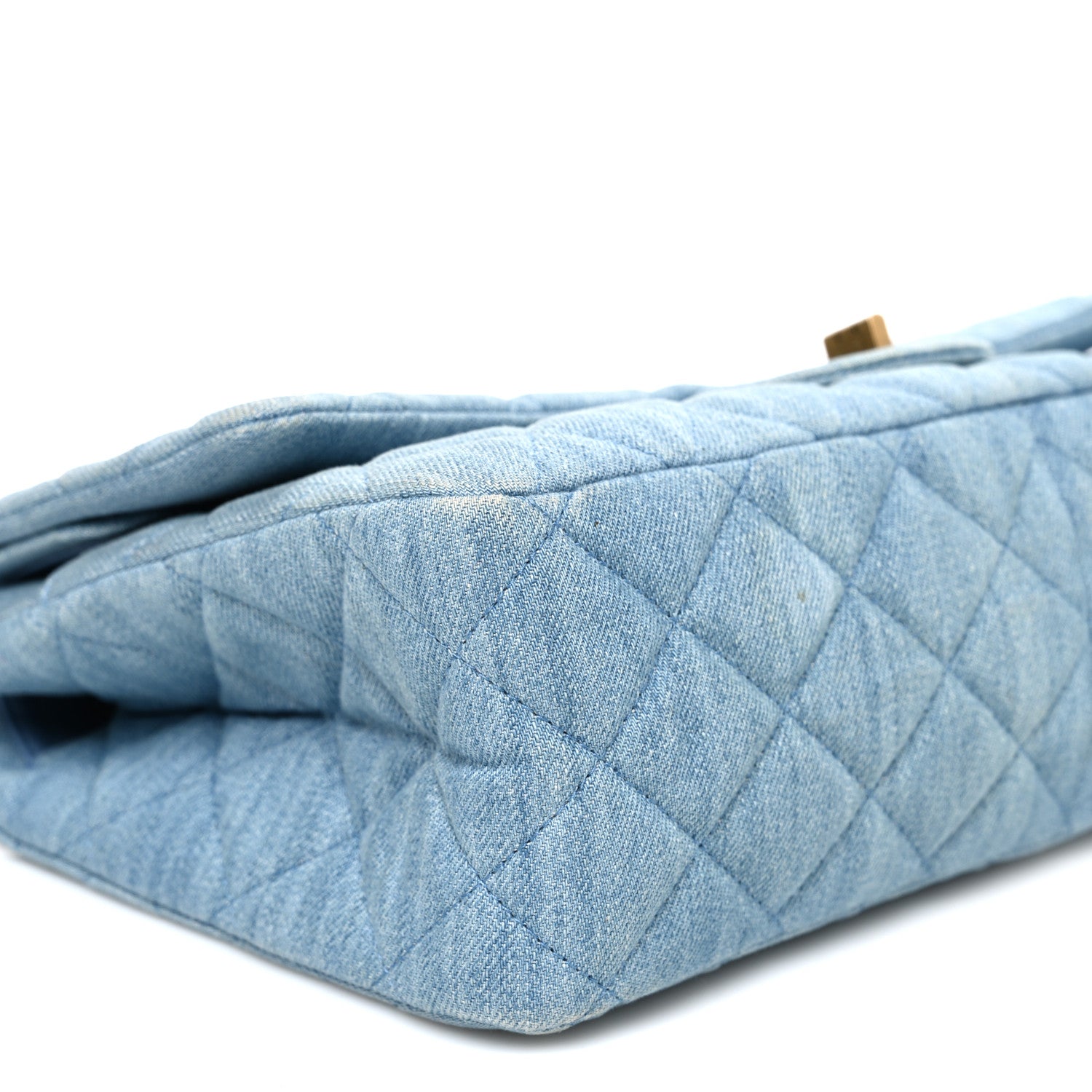 Chanel Denim Quilted 2.55 Reissue 226 Flap Light Blue 9 of 10
