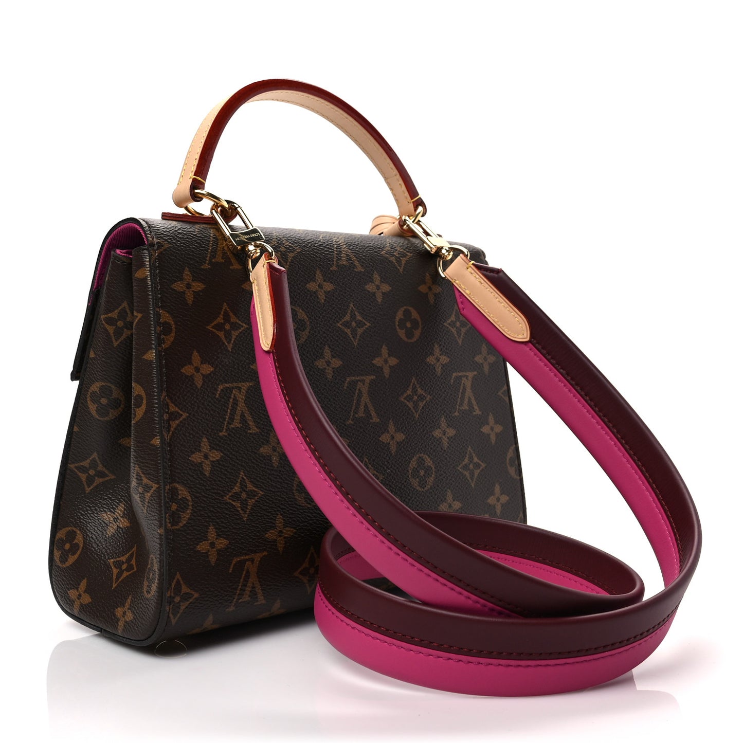 Monogram Cluny BB Bordeaux Fuchsia
