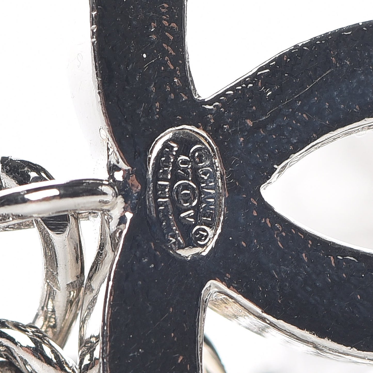 Enamel CC Ceinture Fantai Adjustable Belt Silver