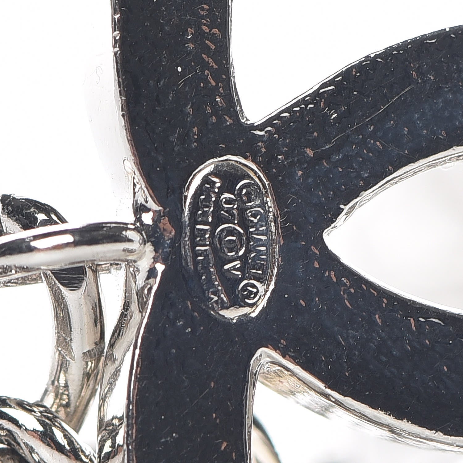 Chanel Enamel CC Ceinture Fantai Adjustable Belt Silver 3 of 4