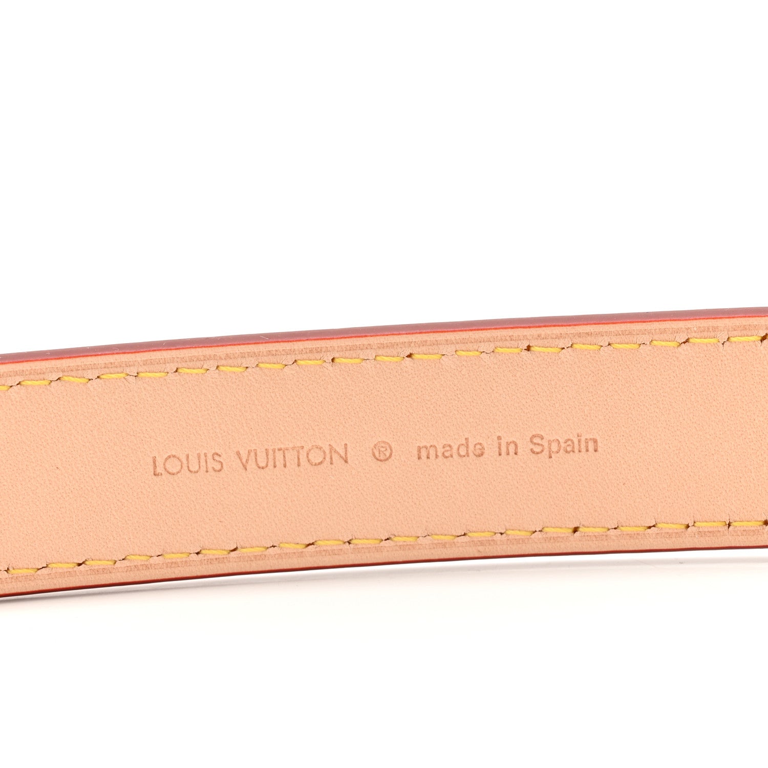 Louis Vuitton Vachetta 25mm Adjustable Shoulder Strap VVN 3 of 6