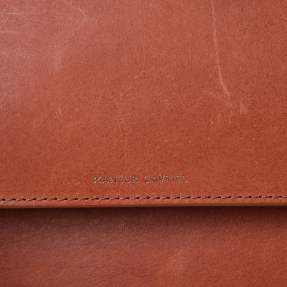 Mansur Gavriel Calfskin Small Shopping Tote Brandy 7 of 15
