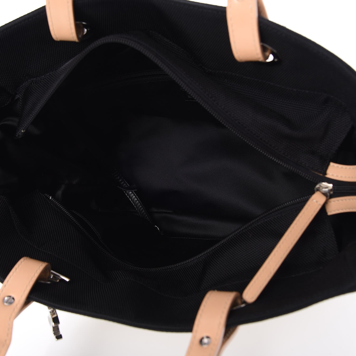 Chanel Canvas Large Paris Biarritz Tote White Black 6 of 6