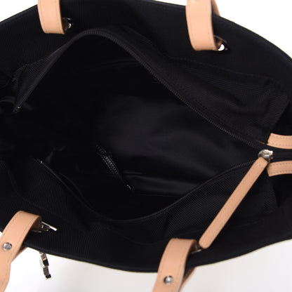 Chanel Canvas Large Paris Biarritz Tote White Black 6 of 6