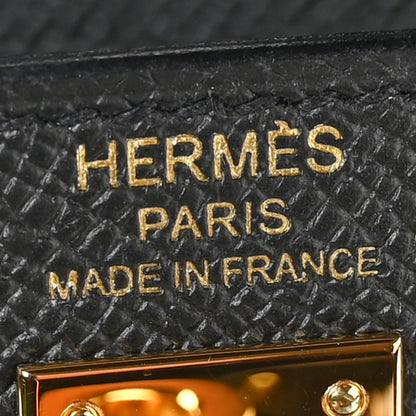 Hermes Epsom Kelly Sellier 25 Black 6 of 11