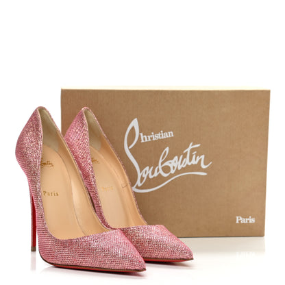 Christian Louboutin Glitter Tisse So Kate 120 Pumps 40 Poudre 8 of 8