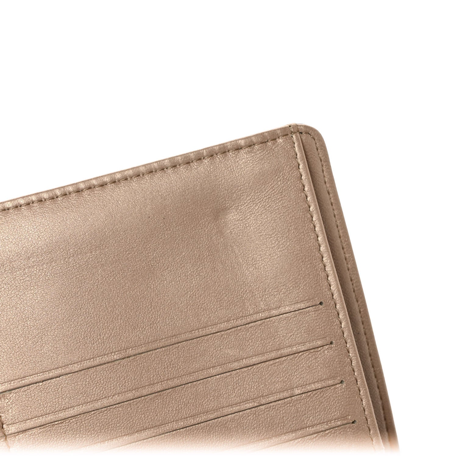 Chanel Lambskin Embossed Camellia Large Gusset Flap Wallet Black 7 of 7