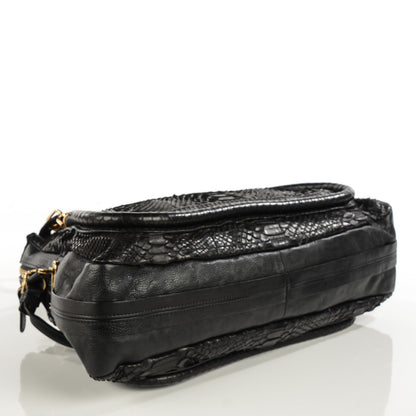 Chloe Python Large Paraty Black 4 of 8