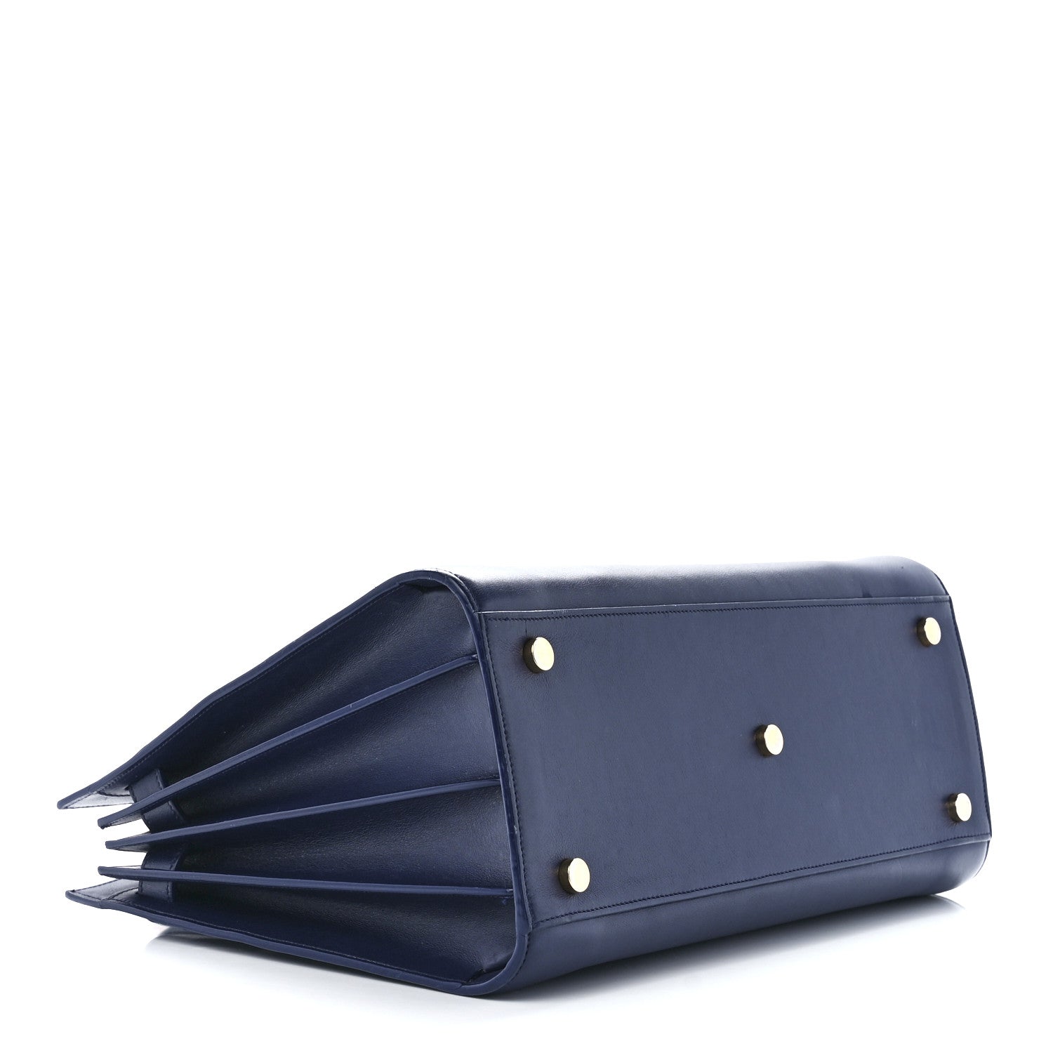 Saint Laurent Calfskin Small Sac De Jour Marine 4 of 13