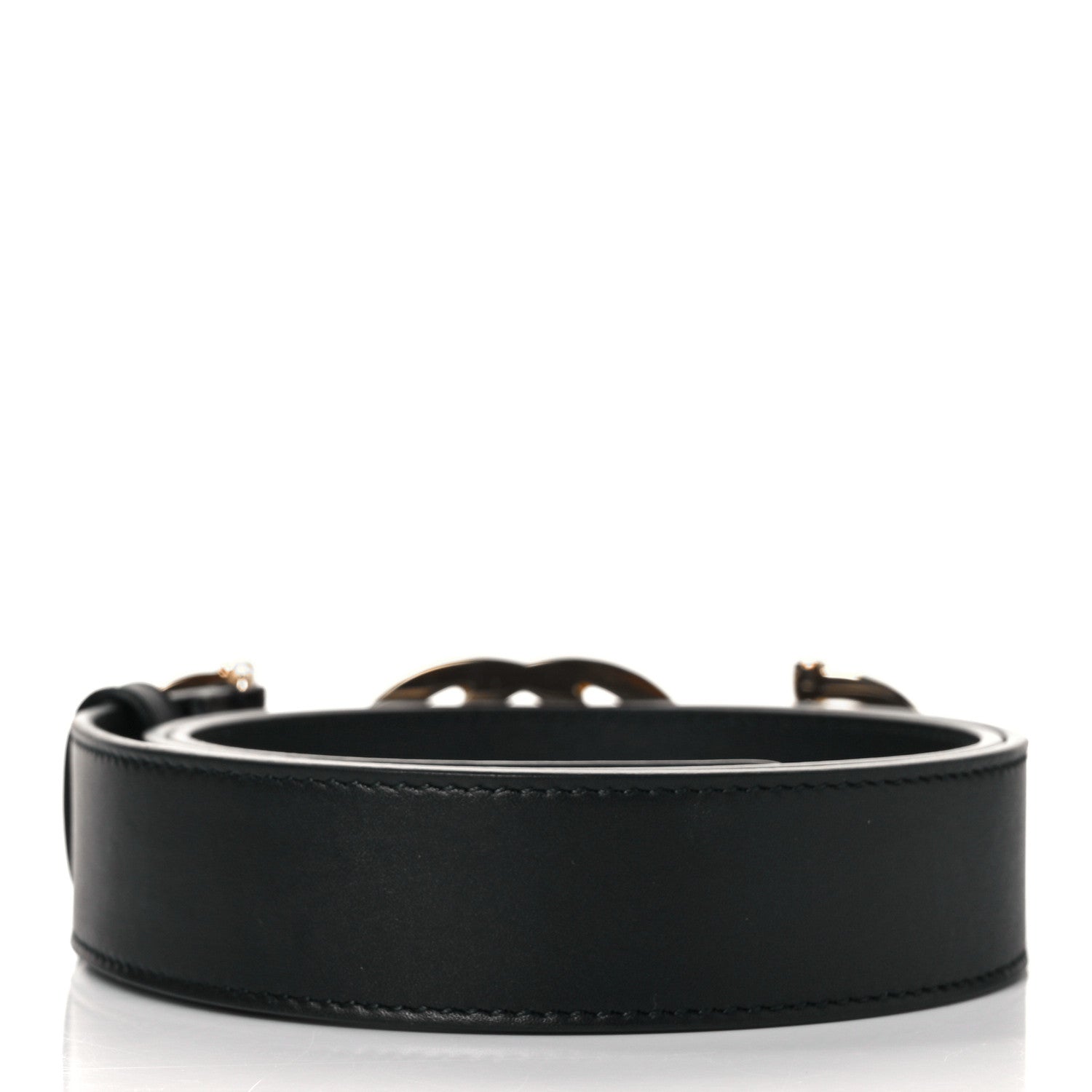 Gucci Calfskin Zumi 30mm Belt 80 32 Black 2 of 7