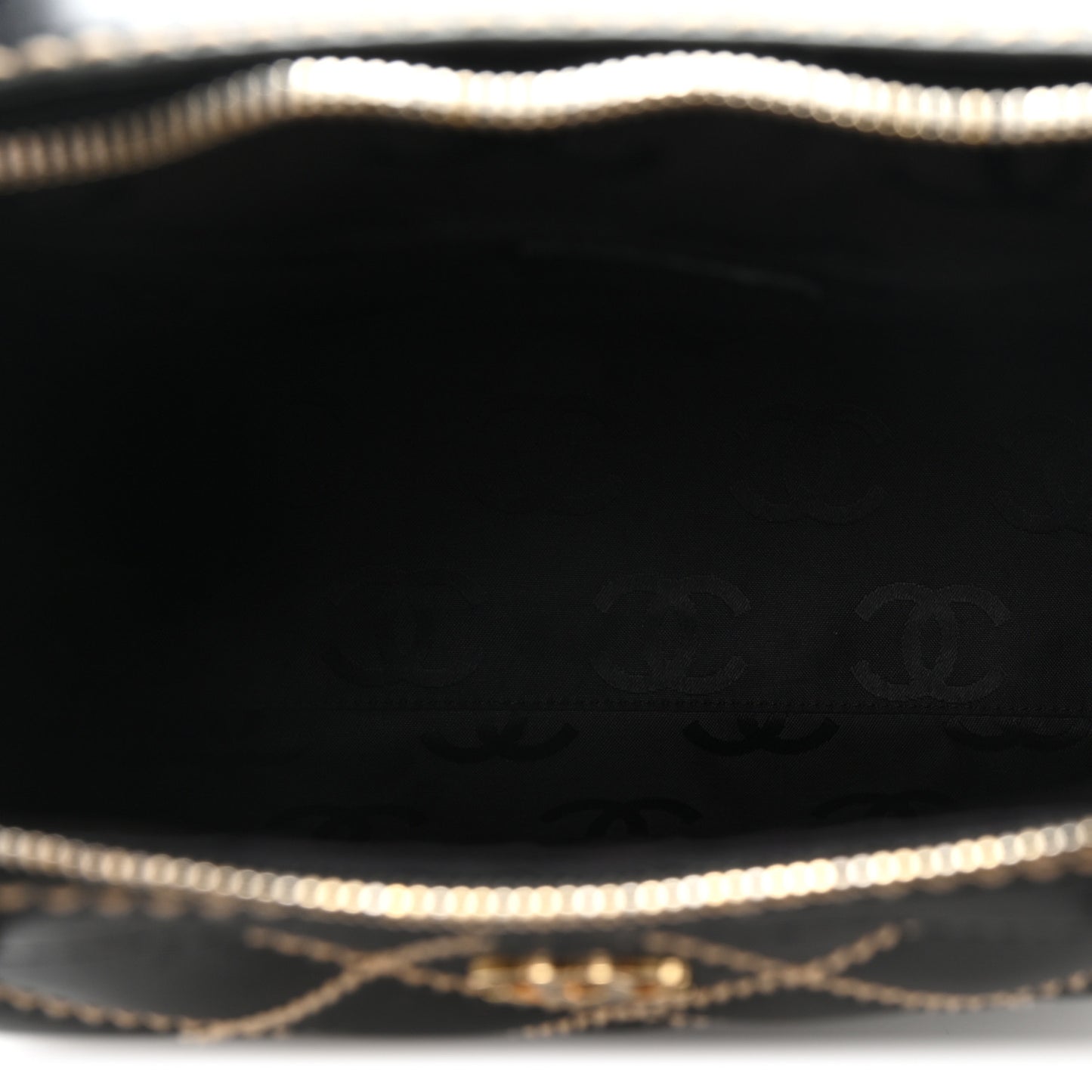 Calfskin Wild Stitch Vertical Top Handle Bag Black