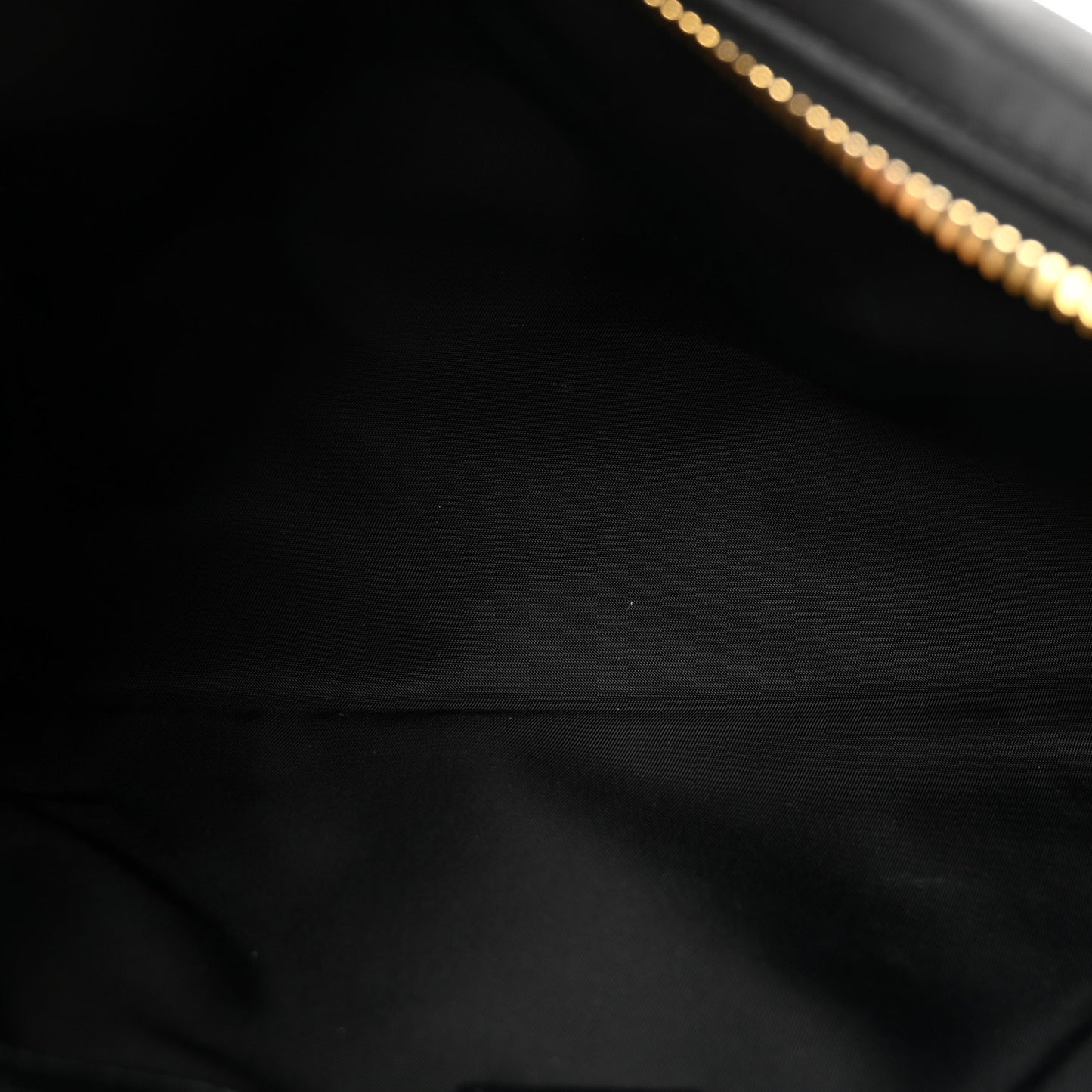 Nylon Pouch With Chain Black