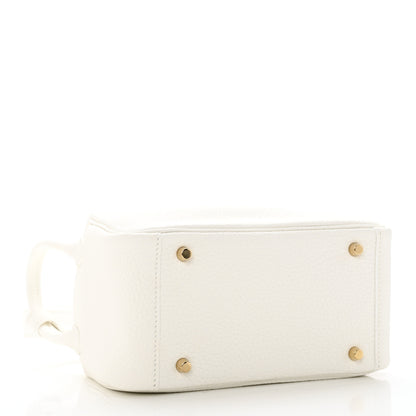 Hermes Taurillon Clemence Mini Lindy 20 New White 4 of 11