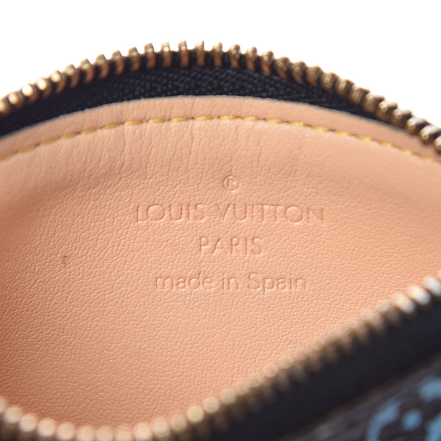 Louis Vuitton Monogram Multicolor Key Pouch Black 6 of 9