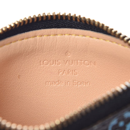 Louis Vuitton Monogram Multicolor Key Pouch Black 6 of 9