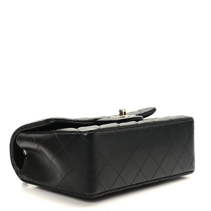 Chanel Lambskin Quilted Mini Rectangular Flap Black 4 of 10