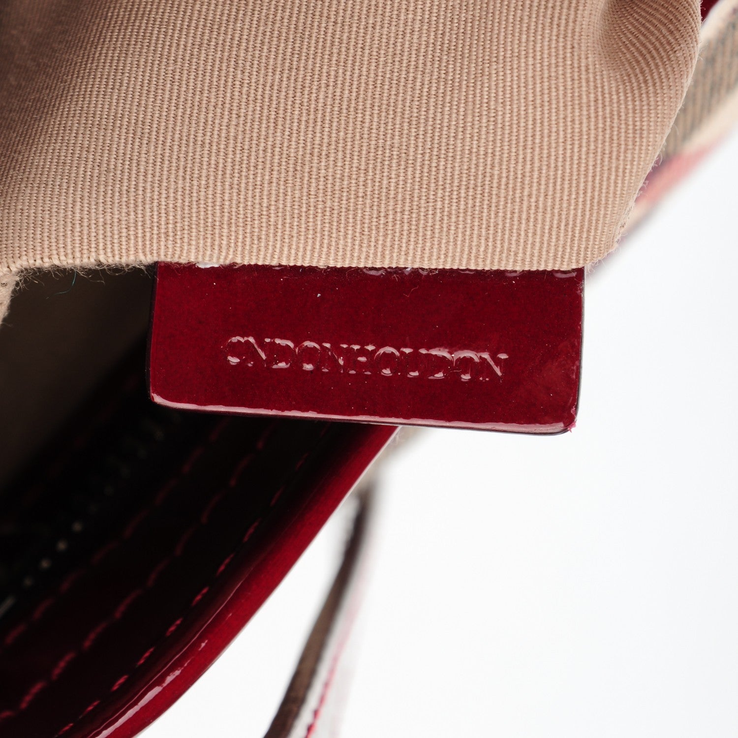 Burberry Patent Supernova Check Stars Small Julia Crossbody Bag Berry Red 6 of 10