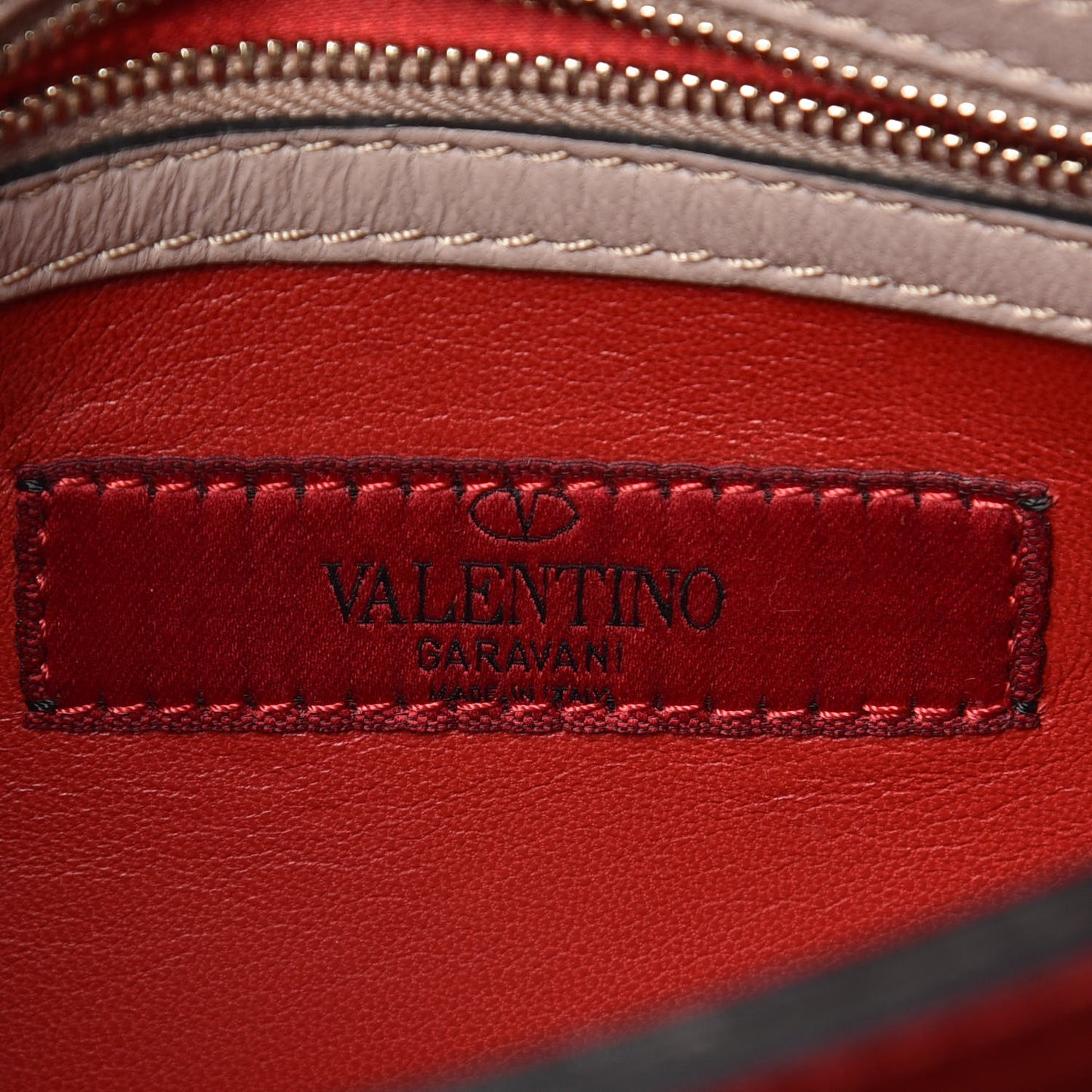 Nappa Rockstud Wristlet Clutch Poudre