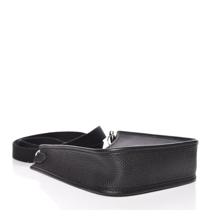 Hermes Taurillon Clemence Evelyne TPM Black 4 of 10