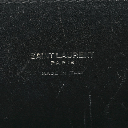 Saint Laurent Calfskin Crocodile Embossed Nano Sac De Jour Black 6 of 10