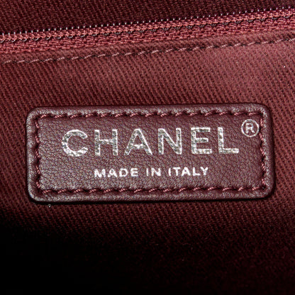 Chanel Glazed Calfskin Quilted Medium Day Trip Flap Grey 6 of 11