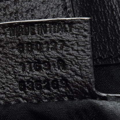 Gucci X BALENCIAGA BB Monogram Web Graffiti Large Ophidia Shopping Tote Black 7 of 9
