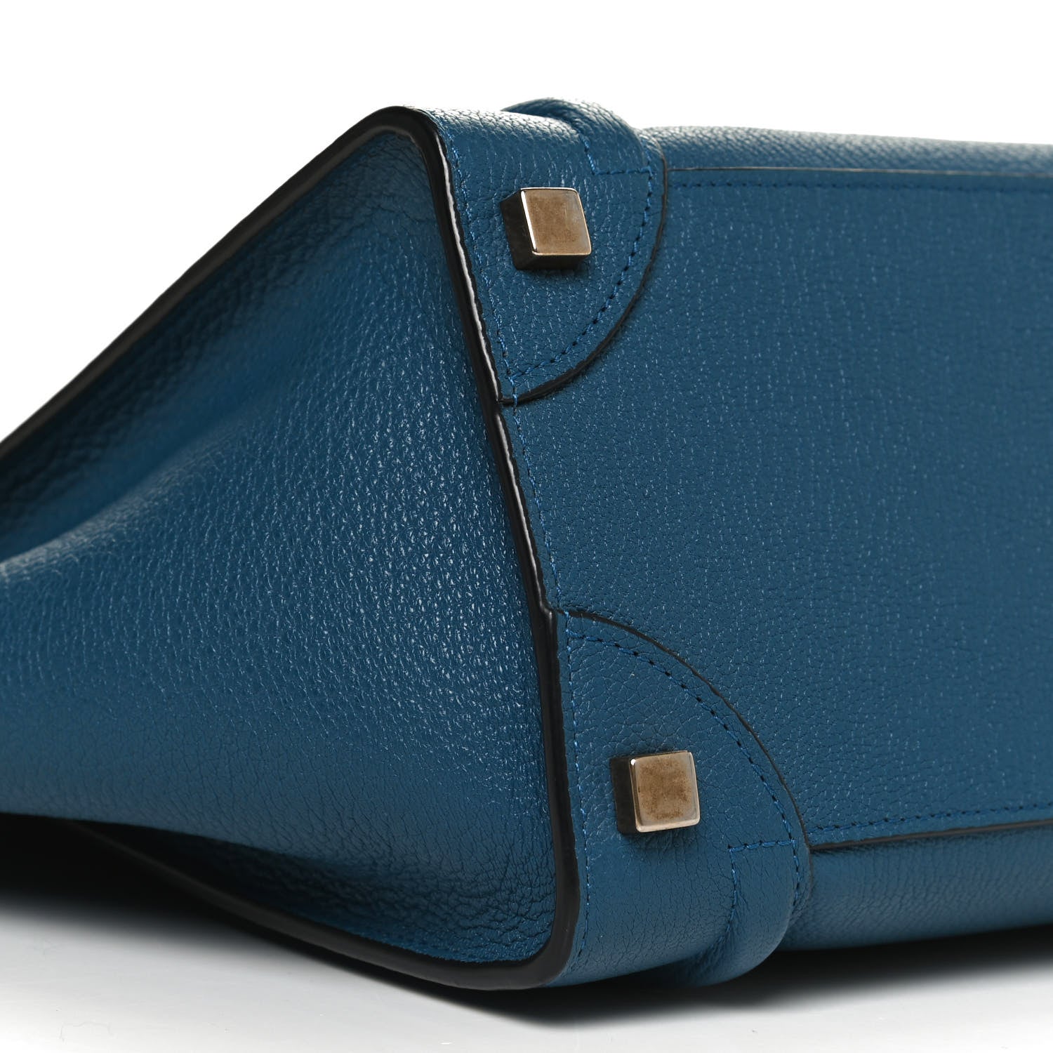 Celine Goatskin Micro Luggage Deepsea 10 of 13