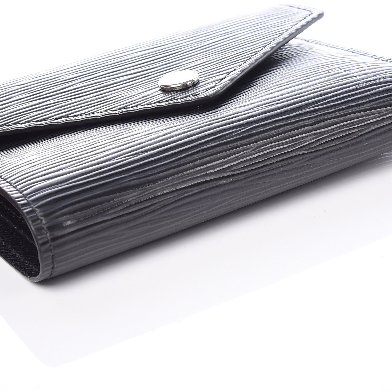 Louis Vuitton Epi Victorine Wallet Black 10 of 11