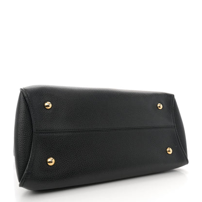 Salvatore Ferragamo Calfskin Medium Margot Top Handle Satchel Black 4 of 14