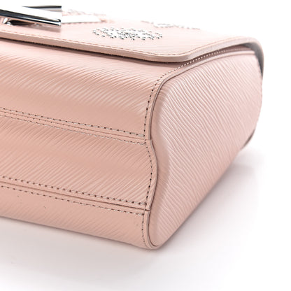 Louis Vuitton Epi Mechanical Flowers Twist Shoulder Bag MM Rose Ballerine 8 of 9