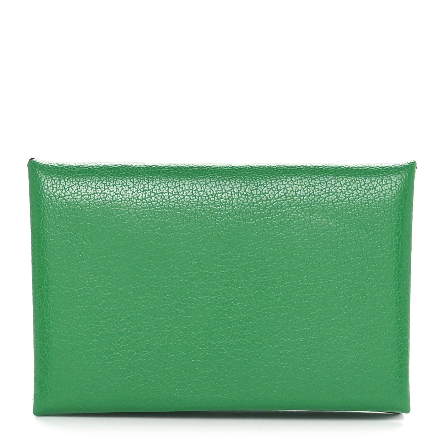 Hermes Evercolor Calvi Card Case Bambou 1 of 10