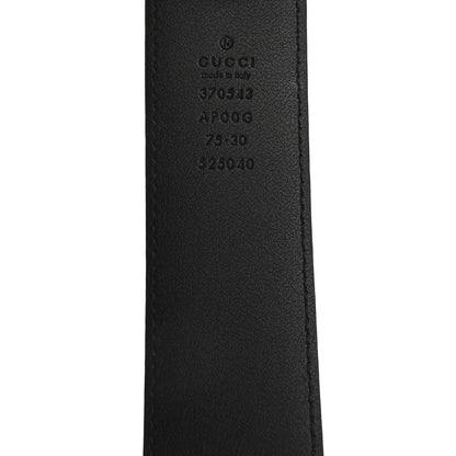 Gucci Calfskin Interlocking G Belt 75 30 Black 5 of 5