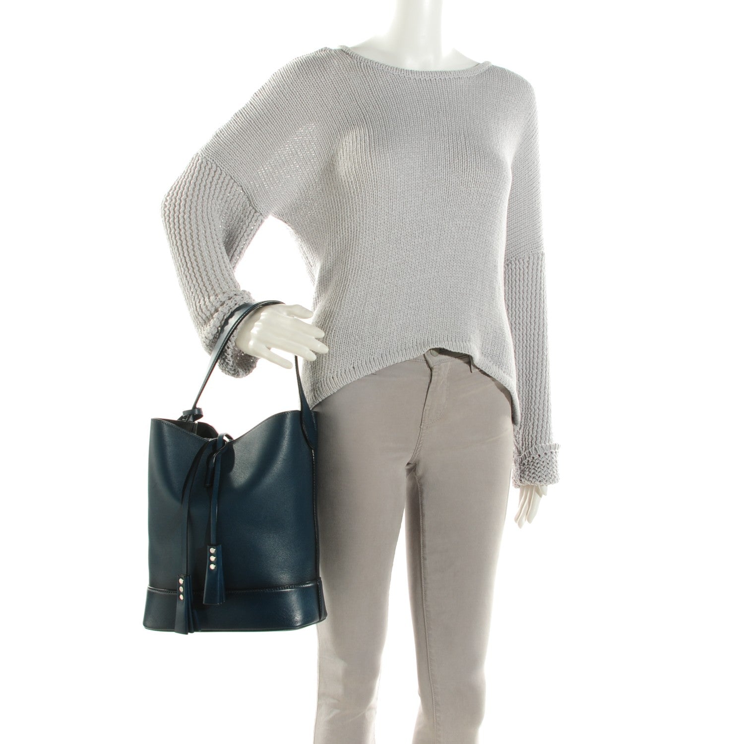 Louis Vuitton Smooth Calfskin NN14 Cuir Nuance GM Blue 2 of 8