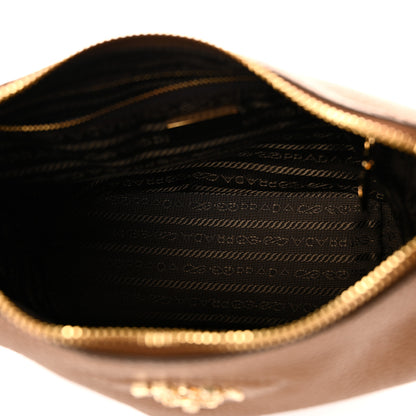 Prada Vitello Daino Soft Mini Shoulder Bag Caramel 5 of 9